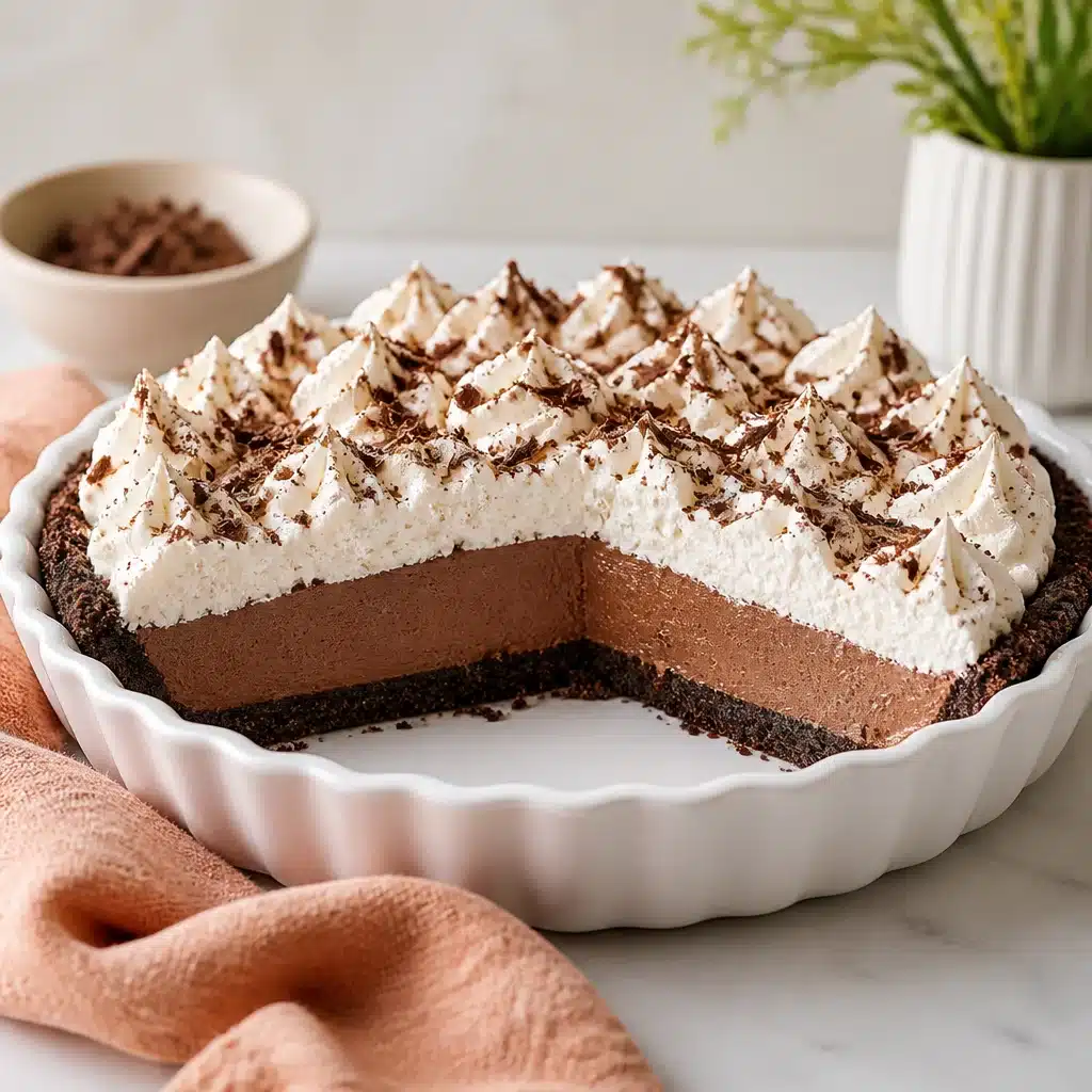 - Homemade Chocolate No Bake Pie (Easy Vintage Recipe)