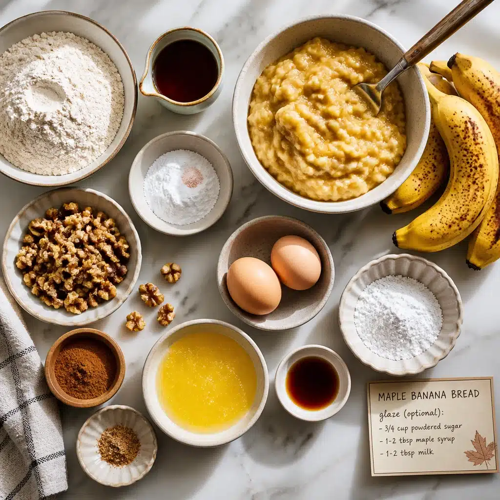 Amazingly Moist Maple Banana Bread with a Nutty Surprise 7 Amazingly Moist Maple Banana Bread