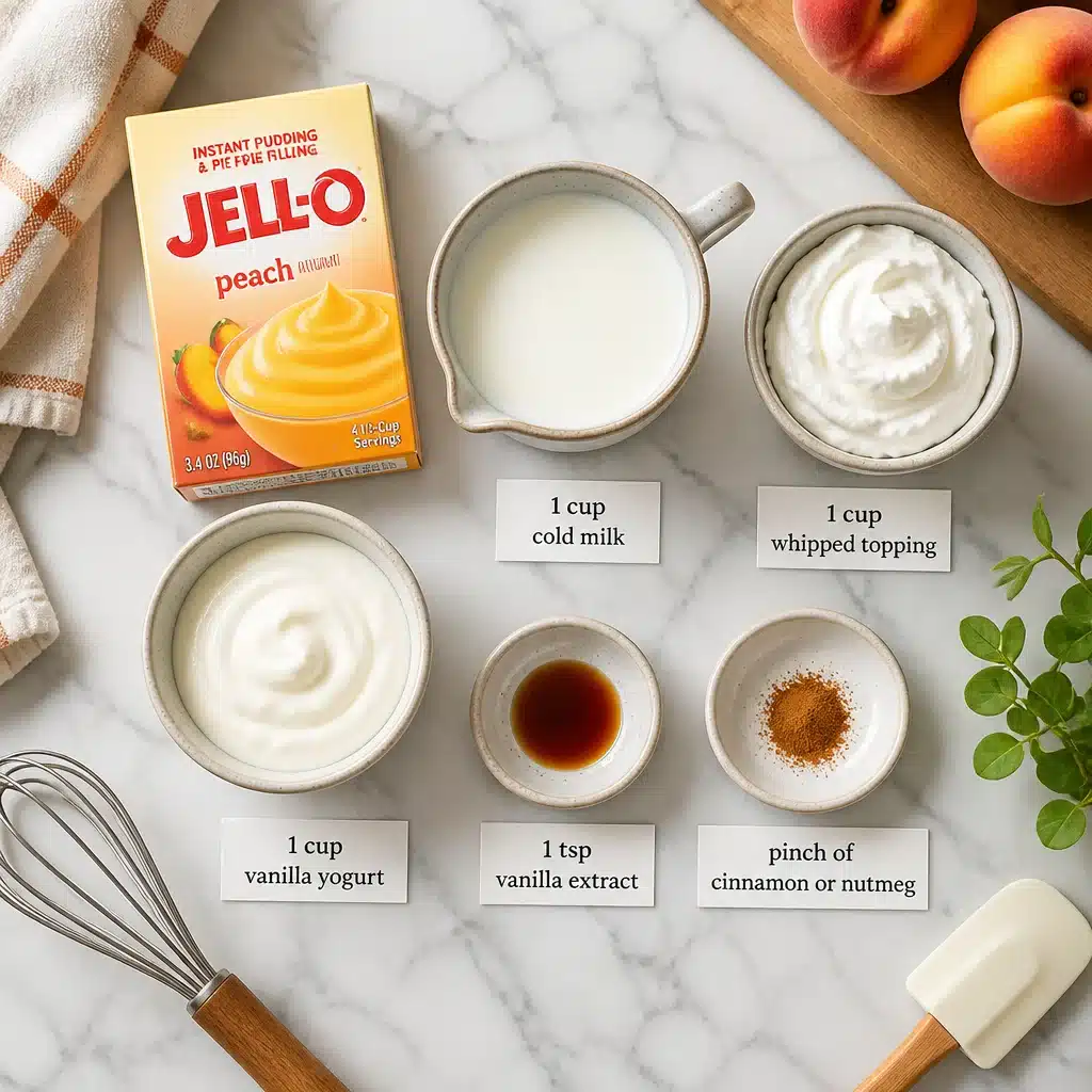 - Creamy Peach Pudding Dip (Perfect Dessert Dip)