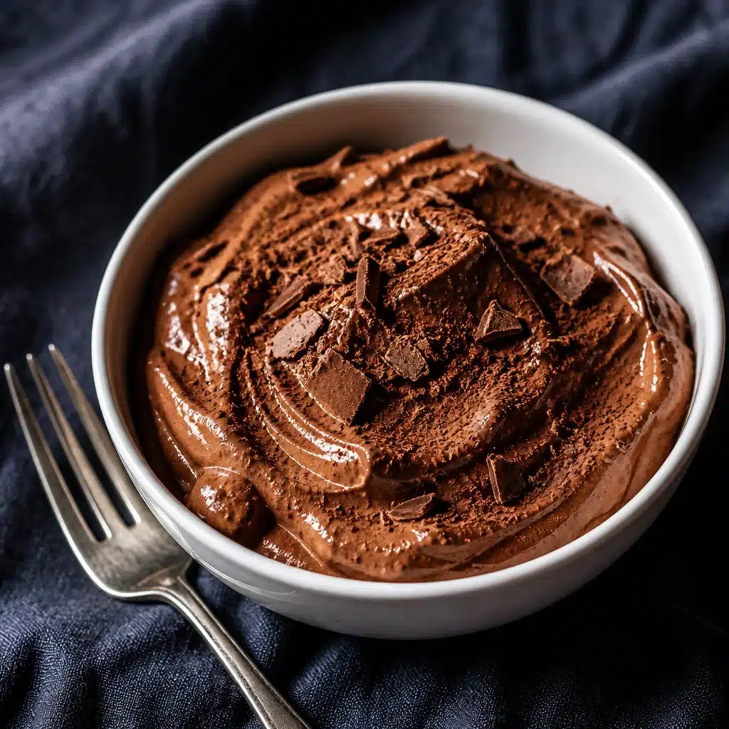 Decadent Creamy Chocolate Mascarpone Dessert - A Sweet Escape 4 Creamy Chocolate Mascarpone Dessert served in a bowl with chocolate shavings