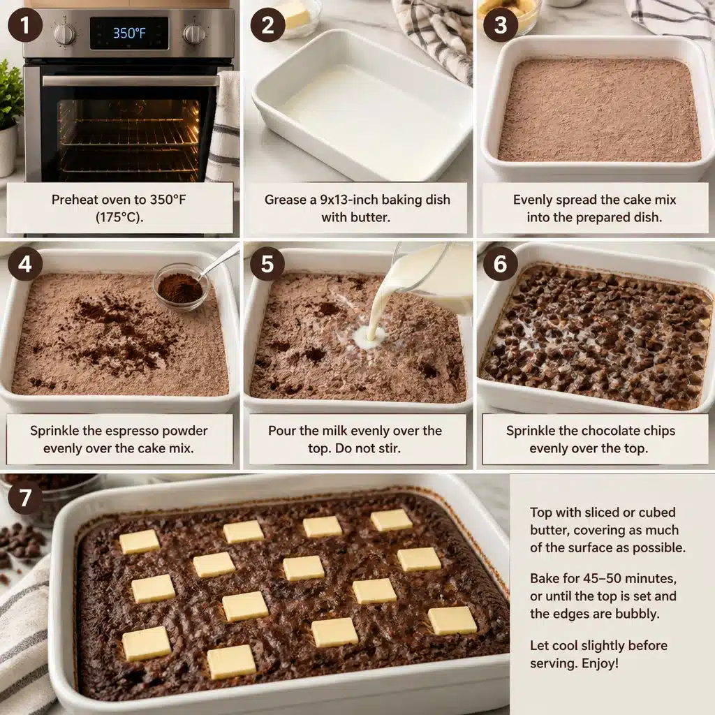 Decadent Easy Mocha Dump Cake Recipe with Just 5 Ingredients! 9 Decadent Easy Mocha Dump Cake Recipe with Just 5 Ingredients!