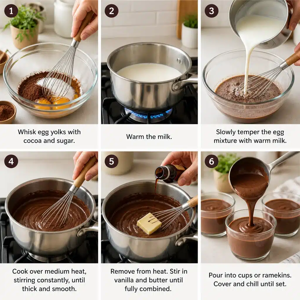 - Homemade Chocolate Custard (Easy Vintage Recipe)