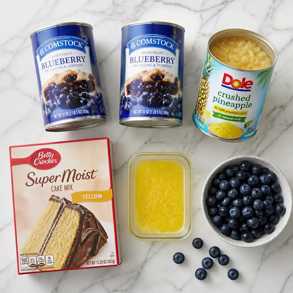 Delicious Easy Blueberry Dump Cake Recipe with Just 5 Ingredients! 8 Delicious Easy Blueberry Dump Cake Recipe with Just 5 Ingredients!