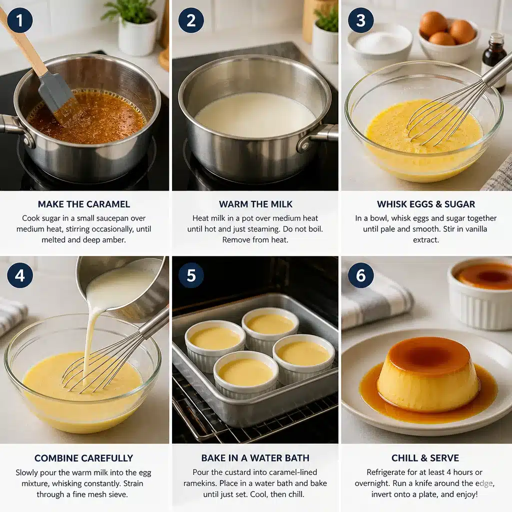 Delicious Homemade Caramel Custard (Easy Vintage Recipe)