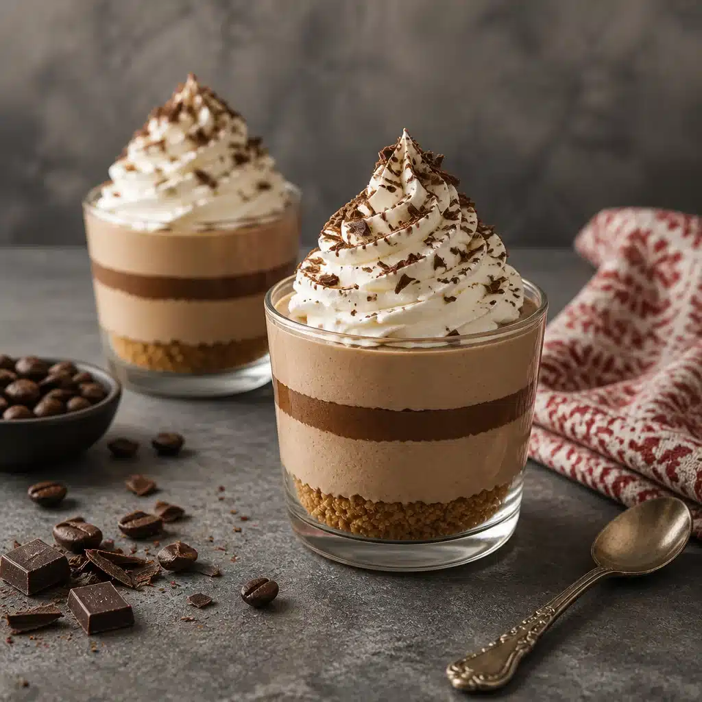 - No-Bake Mocha Cheesecake Jars (Easy Dessert for a Crowd)