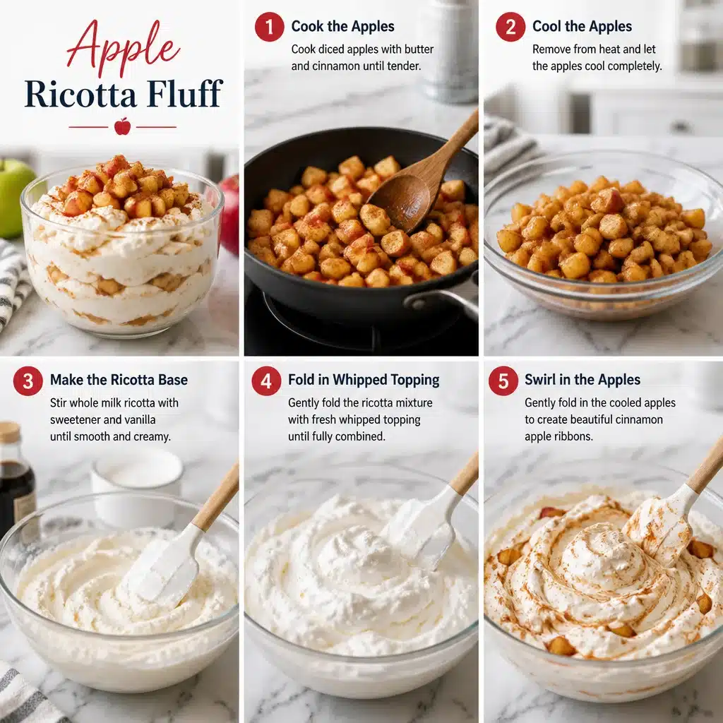 Deliciously Creamy Apple Ricotta Fluff - A Taste of Italy 9 Deliciously Creamy Apple Ricotta Fluff - A Taste of Italy