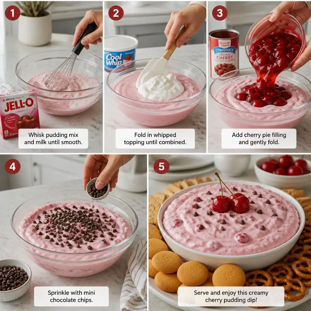 Deliciously Easy Creamy Cherry Pudding Dip (Perfect Dessert Dip) 9 Deliciously Easy Creamy Cherry Pudding Dip (Perfect Dessert Dip)