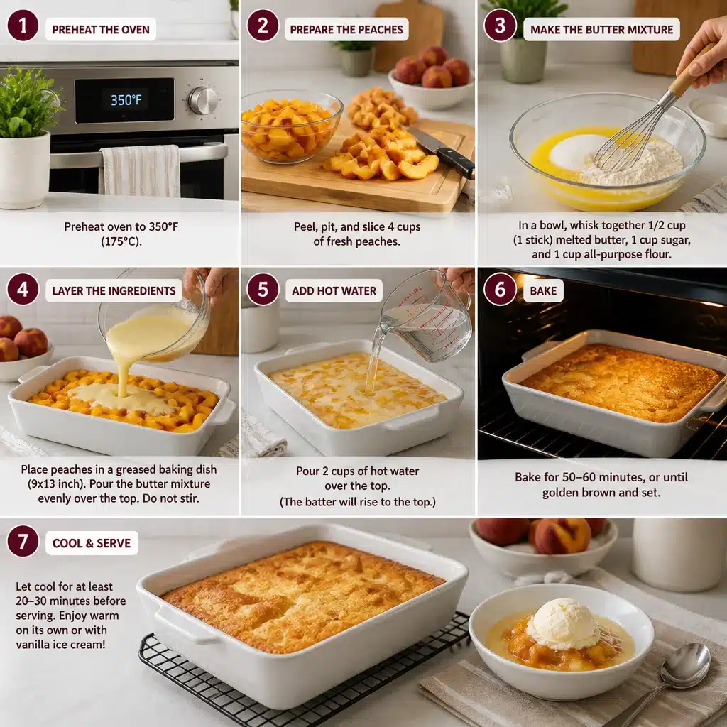 Deliciously Easy Homemade Peach Pudding: A Vintage Favorite