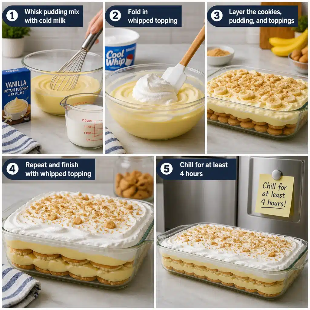 Deliciously Easy Homemade Vanilla Layered Dessert Recipe 9 - Homemade Vanilla Layered Dessert (Easy Vintage Recipe)