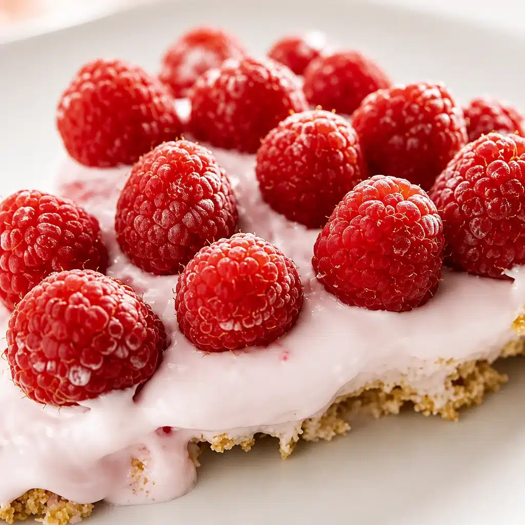 Deliciously Easy Old-Fashioned Raspberry Icebox Pie Recipe 4 Delicious Old-Fashioned Raspberry Icebox Pie, a creamy no-bake dessert garnished with fresh raspberries.