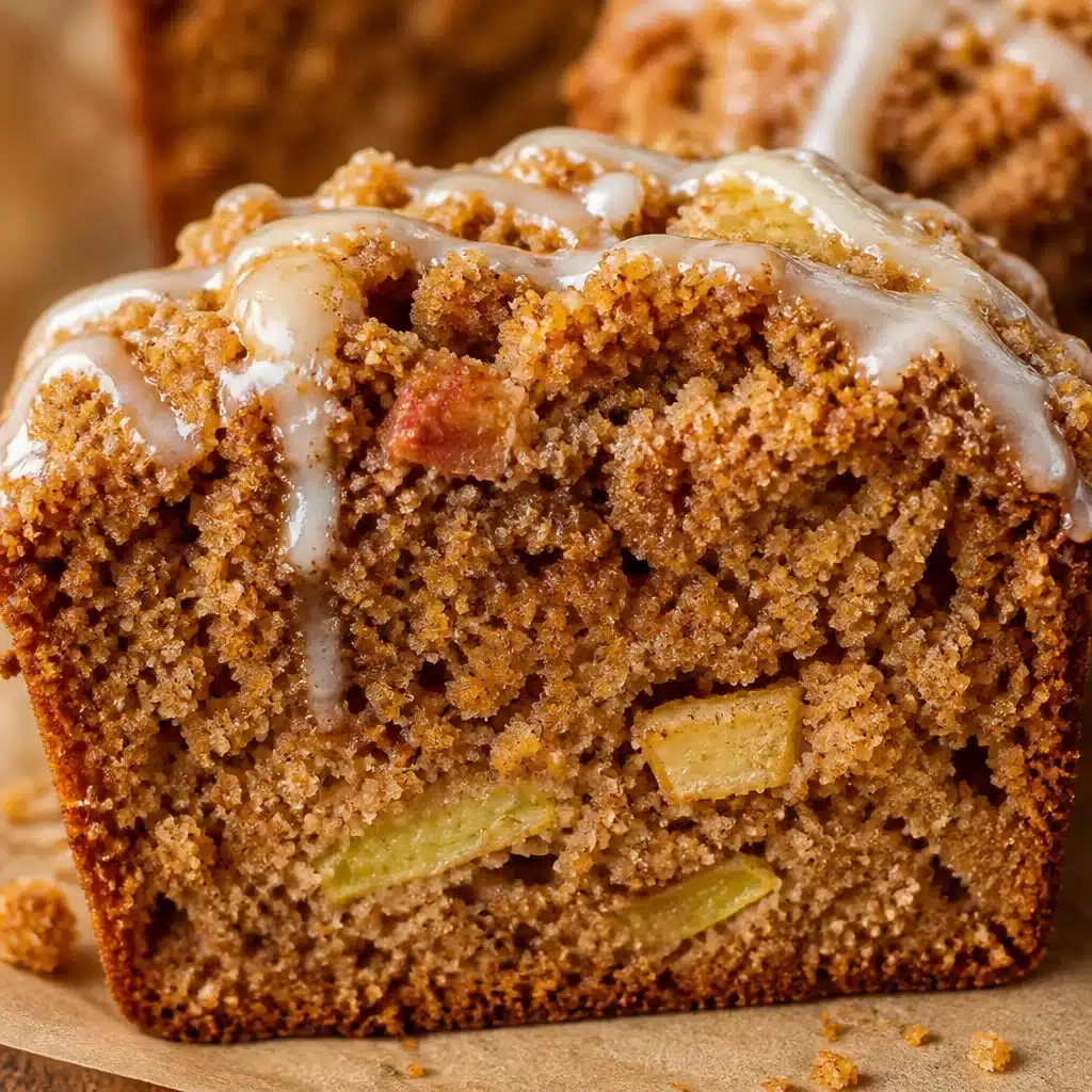 Deliciously Moist and Tender Cinnamon Apple Loaf Recipe 5 Moist and tender Cinnamon Apple Loaf with chunks of fresh apples and a cinnamon swirl