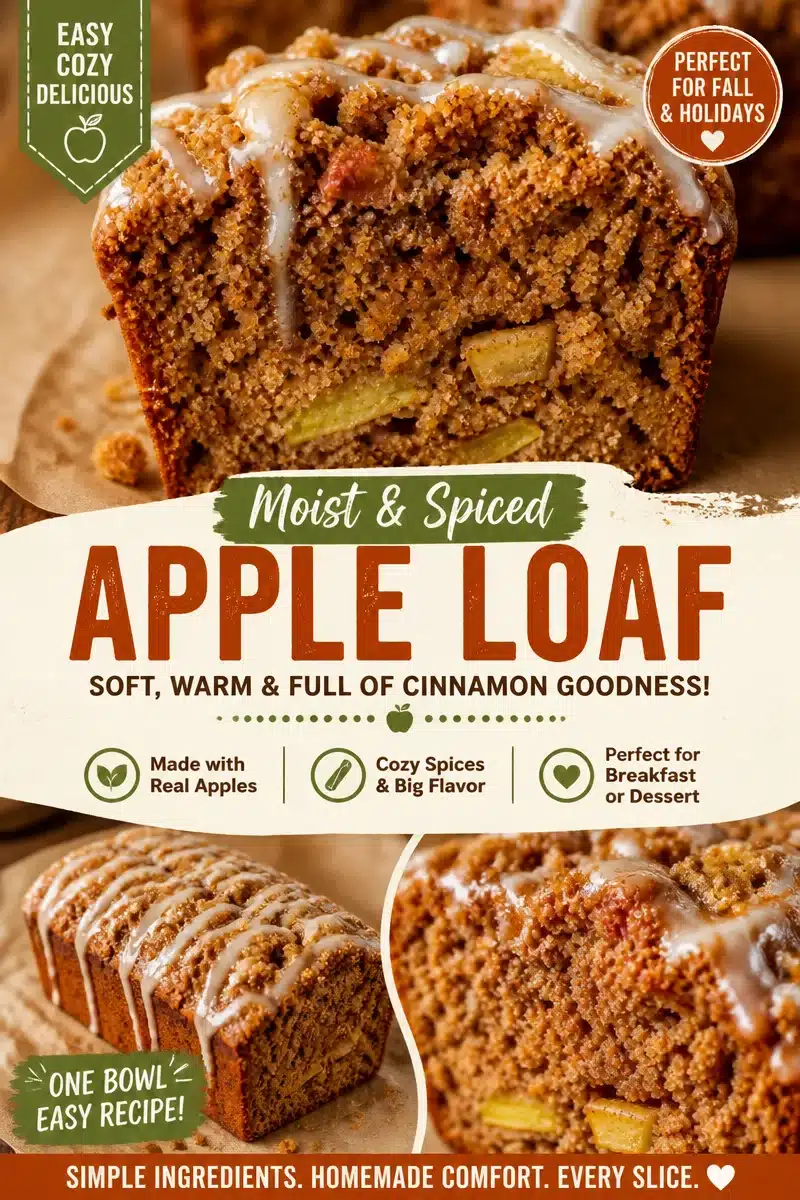 Deliciously Moist and Tender Cinnamon Apple Loaf Recipe 8 Moist and Tender Cinnamon Apple Loaf