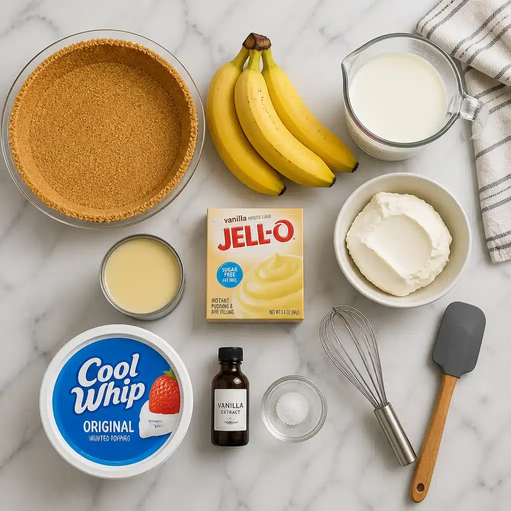Deliciously Simple Old-Fashioned Banana Icebox Pie – No Baking Needed!