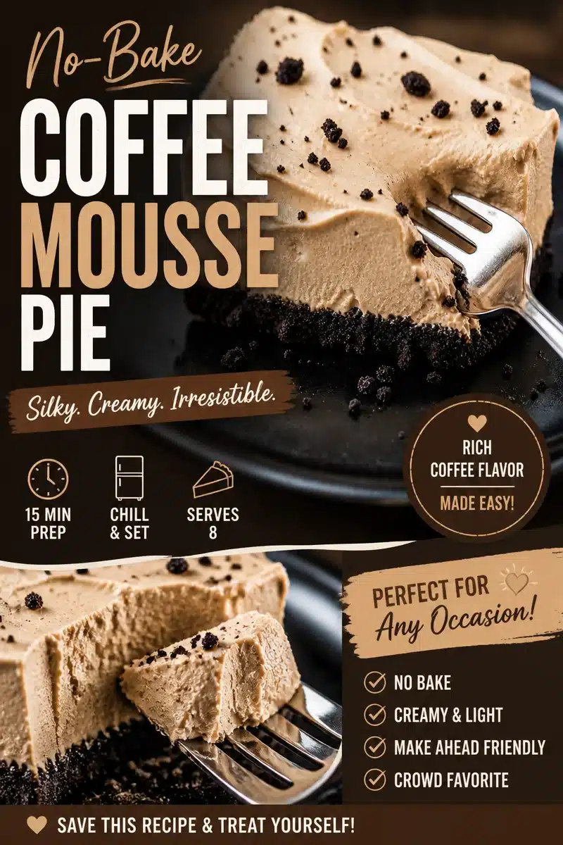 Delightful Old-Fashioned Mocha Icebox Pie - A No-Bake Treat! 8 - Old-Fashioned Mocha Icebox Pie (Easy No-Bake Recipe)