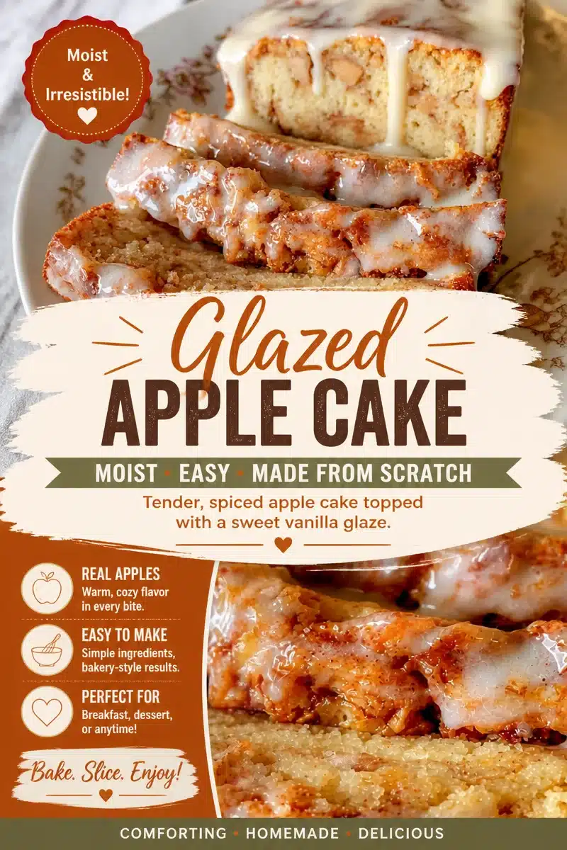 Easy Amish Apple Fritter Bread