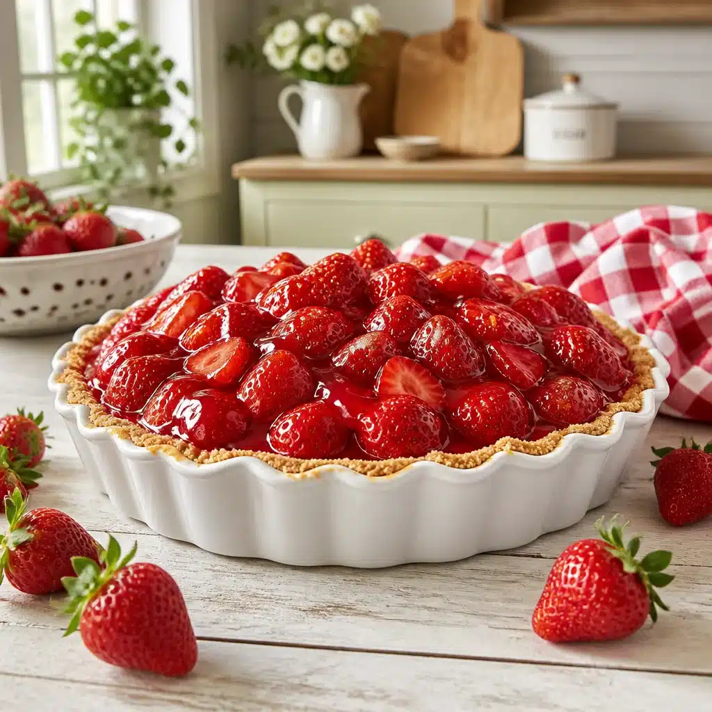- Homemade Strawberry No Bake Pie (Easy Vintage Recipe)