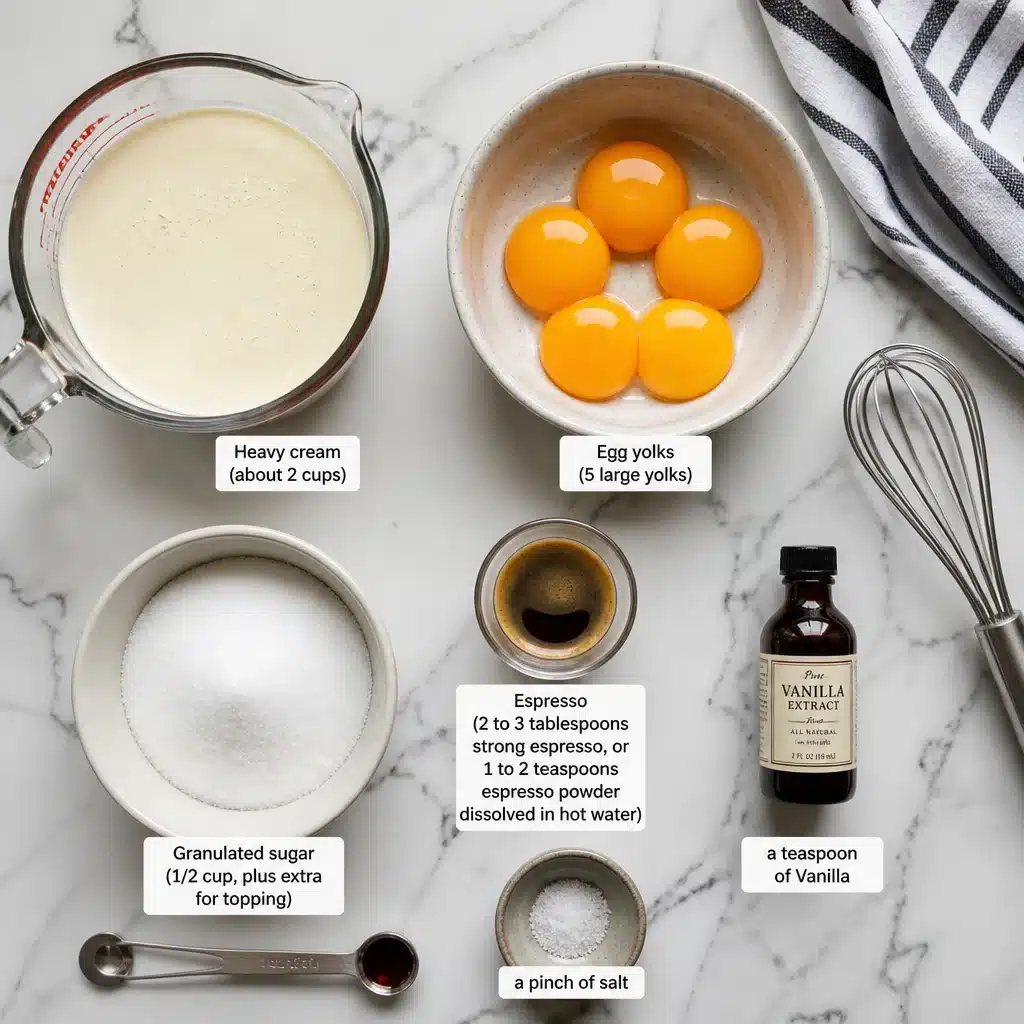 Easy Vintage Homemade Espresso Custard Recipe You'll Love!