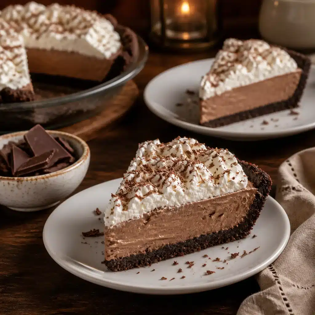 Homemade Mocha No Bake Pie - A Simple Vintage Delight 5 - Homemade Mocha No Bake Pie (Easy Vintage Recipe)