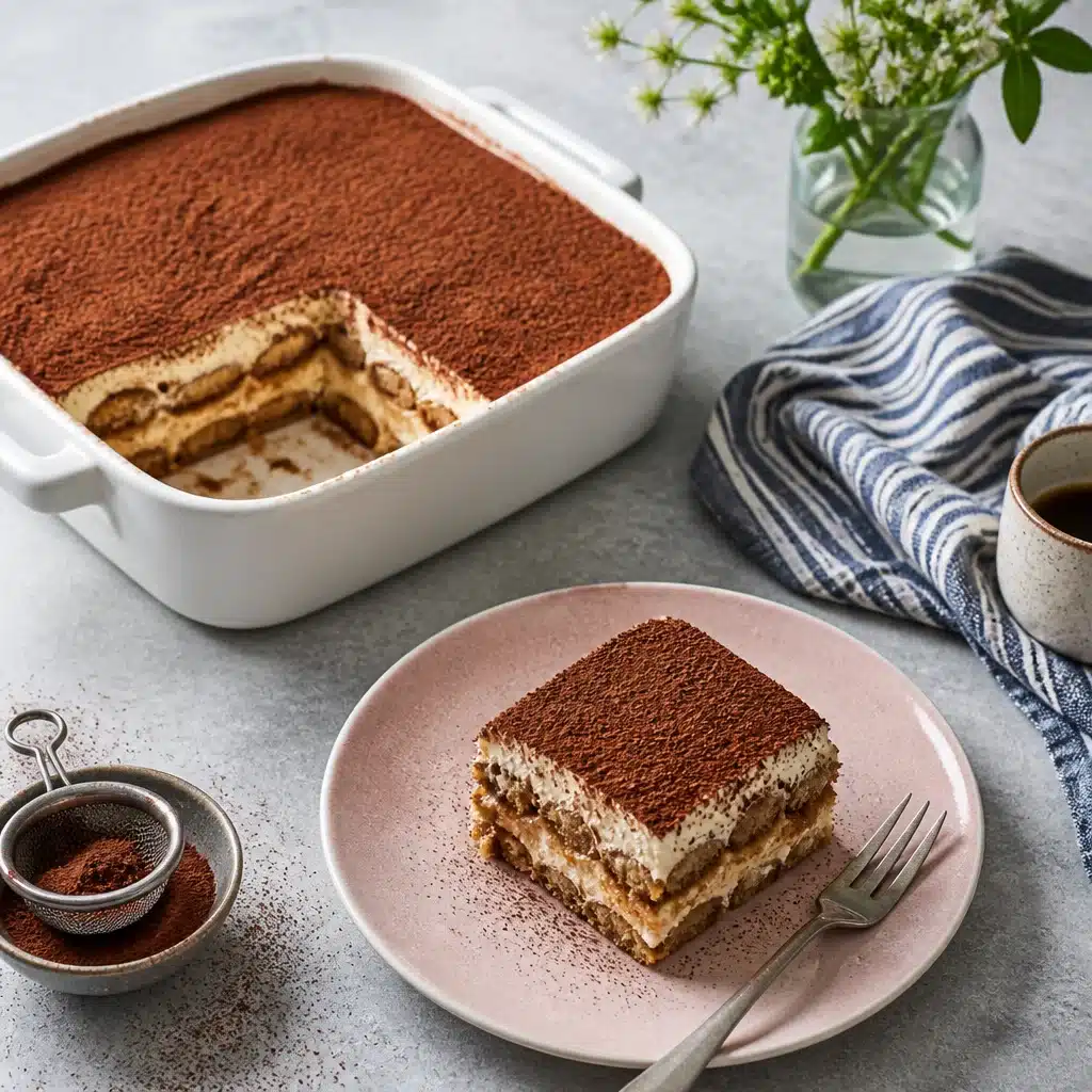Irresistible Homemade Espresso Layered Dessert - A Vintage Twist