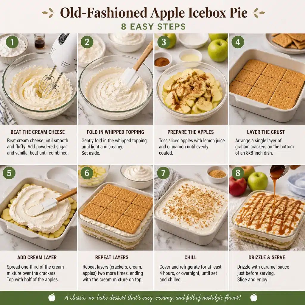 Old-Fashioned Apple Icebox Pie - A Simple No-Bake Delight! 9 Old-Fashioned Apple Icebox Pie - A Simple No-Bake Delight!