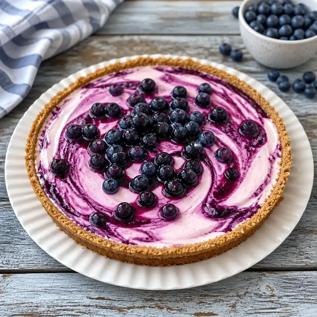 Old-Fashioned Blueberry Icebox Pie - A Simple No-Bake Treat!