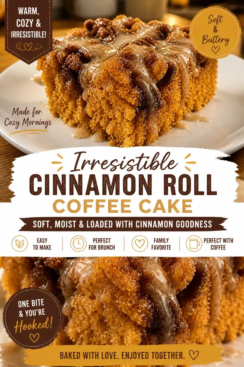 Old-Fashioned Sweet Potato Cinnamon Roll Coffee Cake