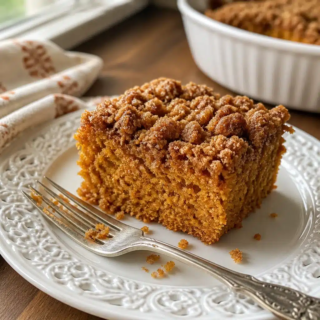 Spiced Sweet Potato Coffee Cake with Brown Sugar Crumble Bliss