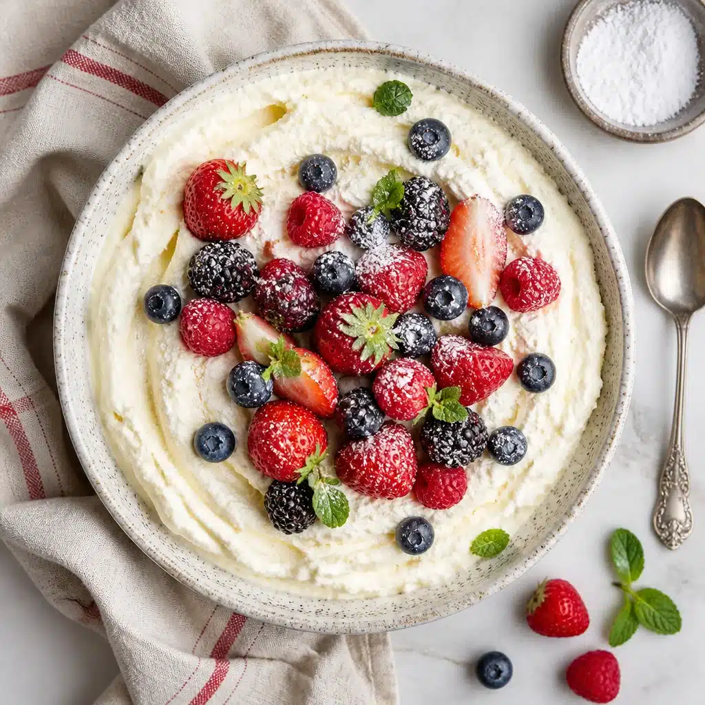 - Creamy Vanilla Ricotta Fluff (Authentic Italian-Inspired Recipe)