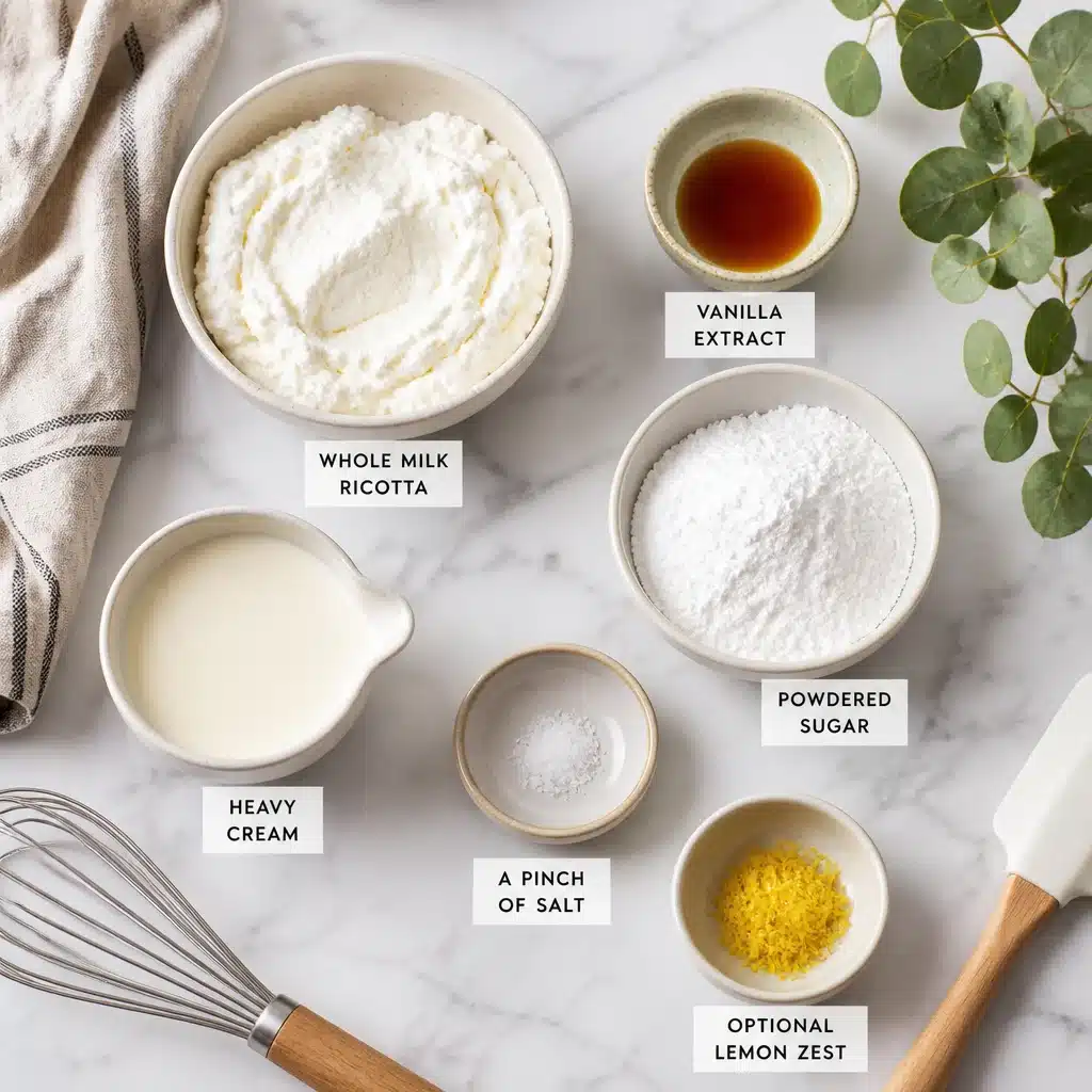 - Creamy Vanilla Ricotta Fluff (Authentic Italian-Inspired Recipe)