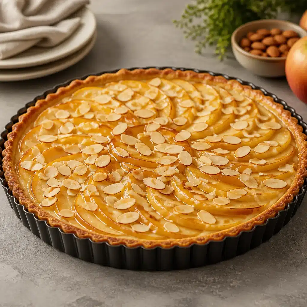 Almond Apple Ricotta Tart - A Deliciously Creamy Delight!