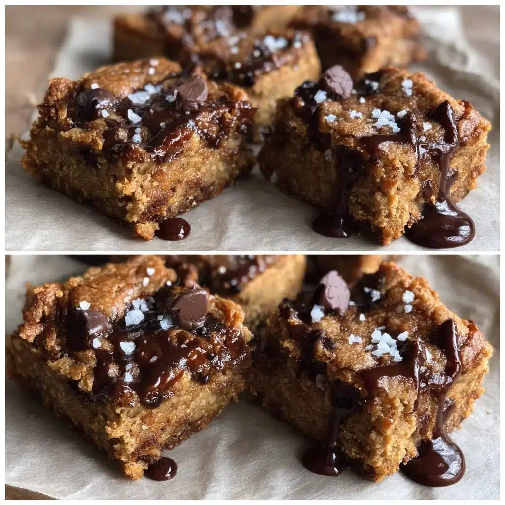 Almond Butter Cookie Bars with Sea Salt 5 Almond Butter Cookie Bars with Sea Salt