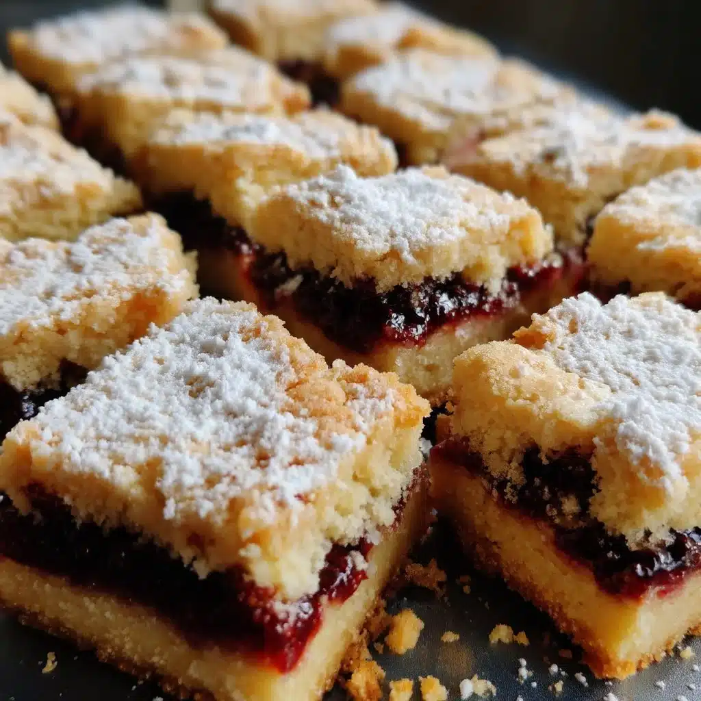 Almond Shortbread Bars with Blackberry Jam 3 Almond Shortbread Bars with Blackberry Jam