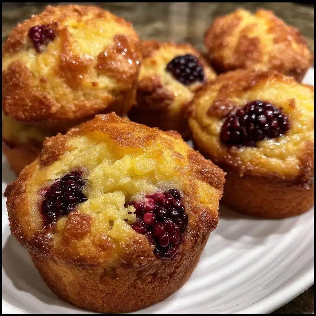 Blackberry Cornbread Muffins with Honey Butter 3 Blackberry Cornbread Muffins with Honey Butter