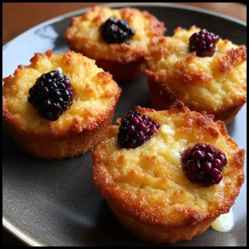 Blackberry Cornbread Muffins with Honey Butter 4 Blackberry Cornbread Muffins with Honey Butter