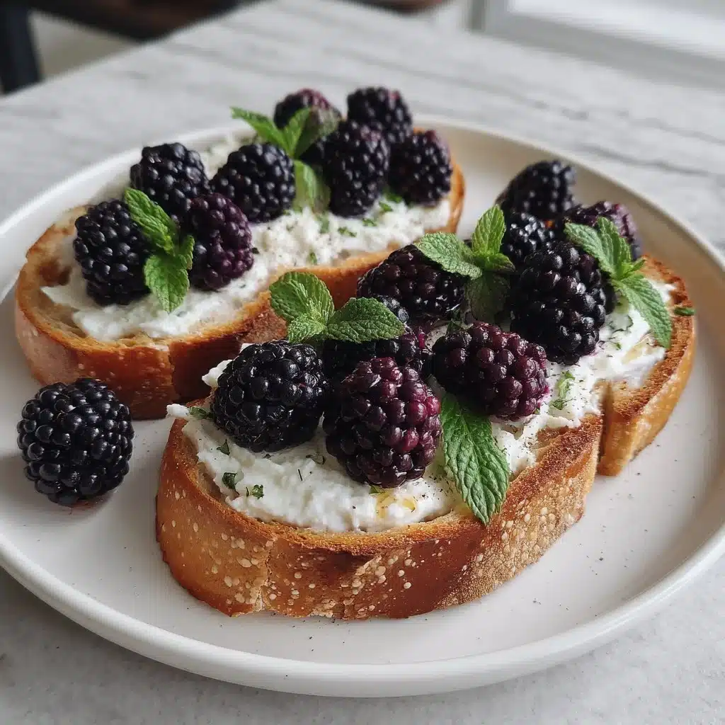 Blackberry Mascarpone Breakfast Toast 4 Blackberry Mascarpone Breakfast Toast