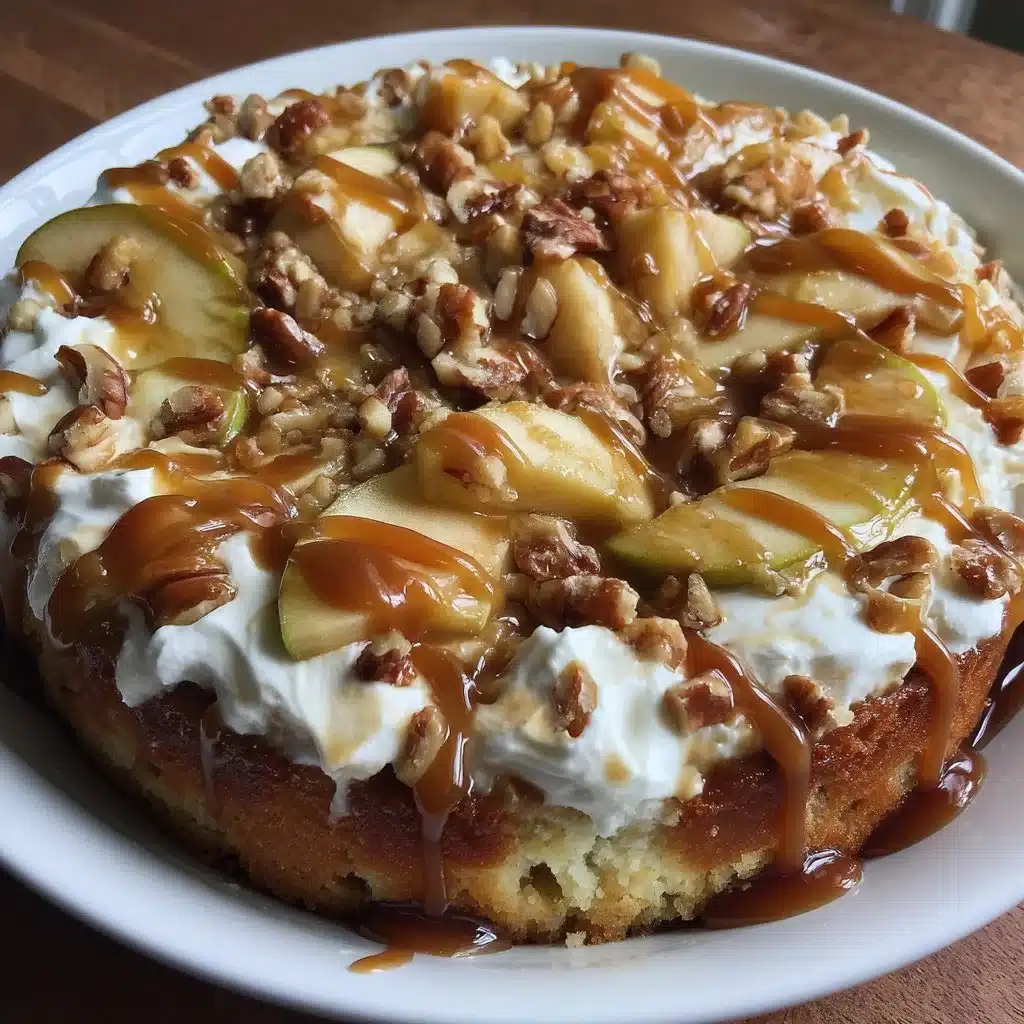Caramel Apple Mascarpone Dump Cake 5 Caramel Apple Mascarpone Dump Cake