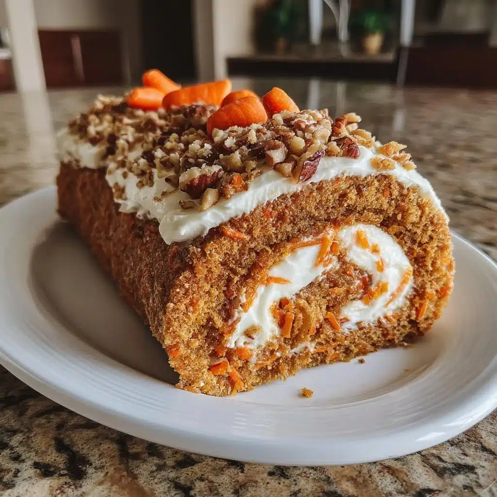 Carrot Cake Roll with Mascarpone Filling