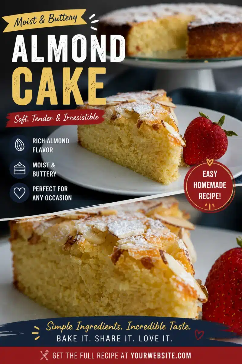 Delicious Almond Ricotta Custard Cake You’ll Fall in Love With