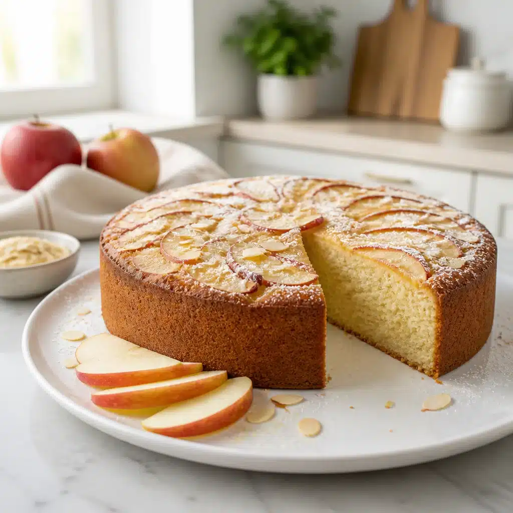 Deliciously Light Apple Almond Ricotta Cake to Savor