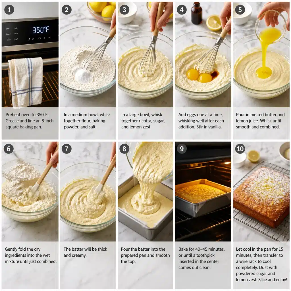 Deliciously Light Lemon Ricotta Tea Cake for Any Occasion 8 Deliciously Light Lemon Ricotta Tea Cake for Any Occasion