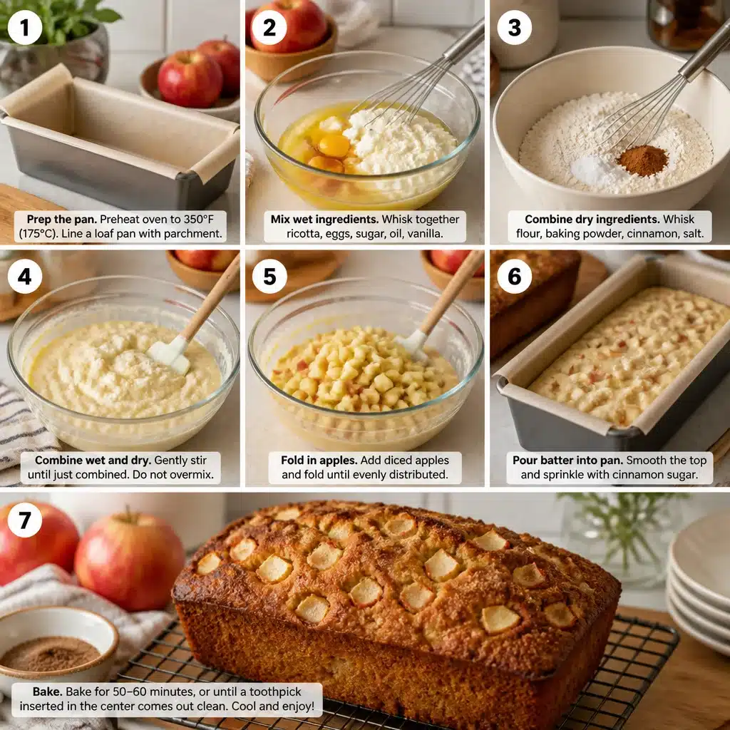 Deliciously Moist Apple Ricotta Loaf Cake You'll Love 8 Apple Ricotta Loaf Cake