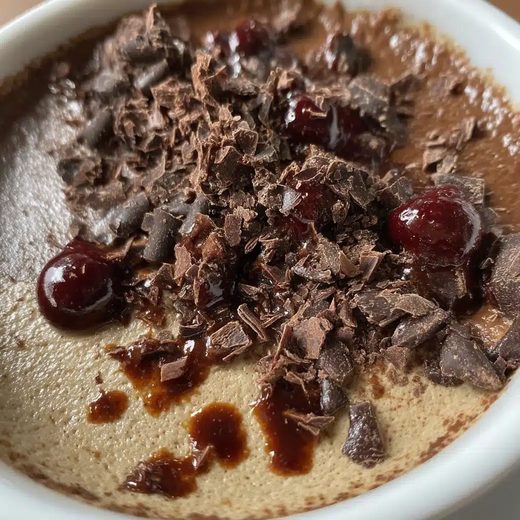 Espresso Panna Cotta with Chocolate Shavings 4 Espresso Panna Cotta with Chocolate Shavings