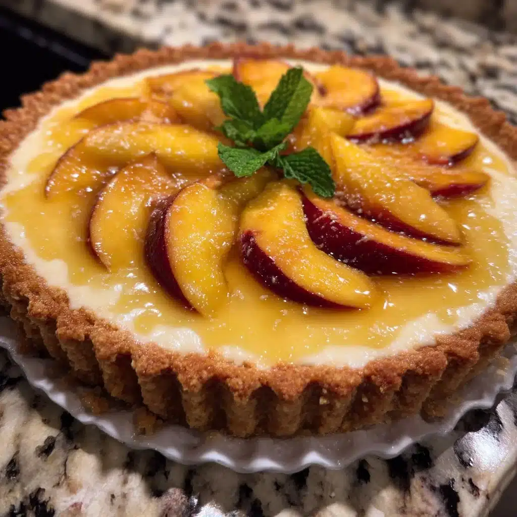 Fresh Peach & Mascarpone Tart