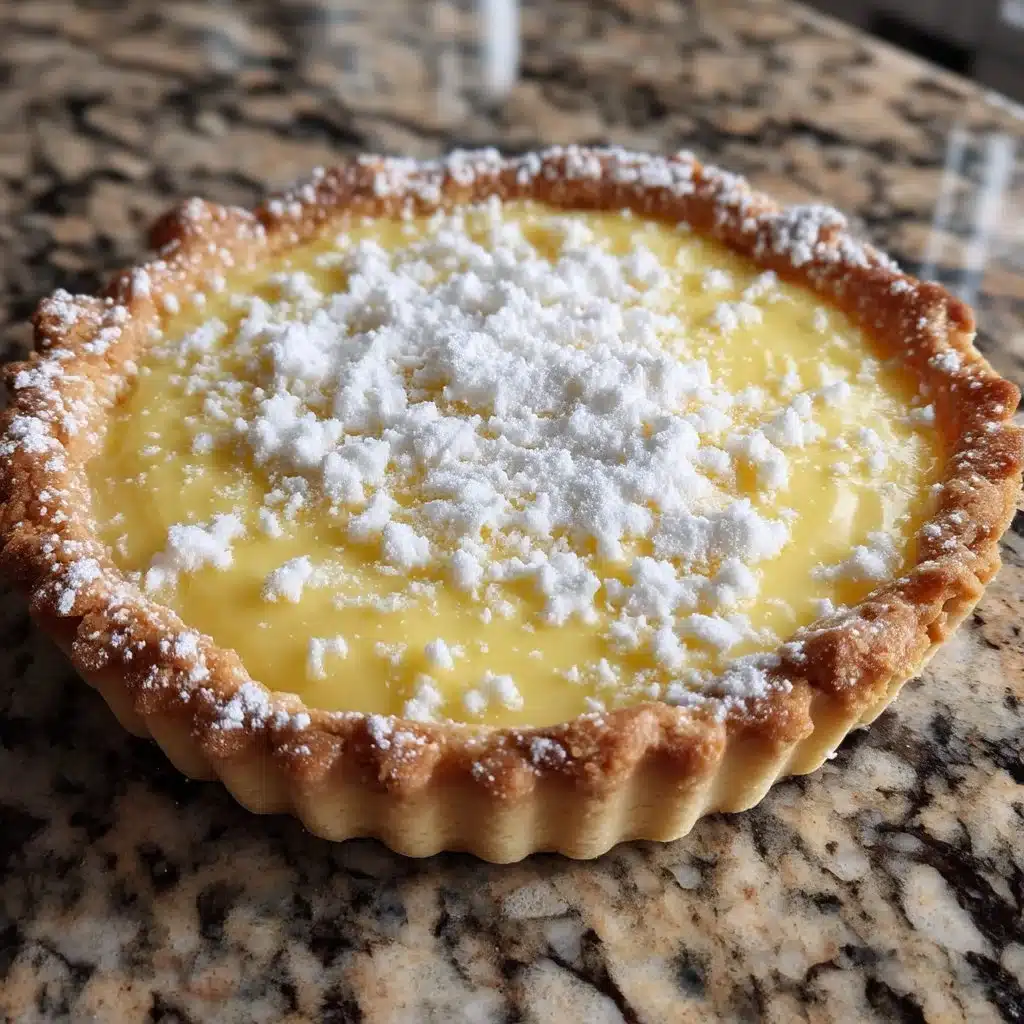 Italian Lemon Custard Pie with Mascarpone 6 Italian Lemon Custard Pie with Mascarpone