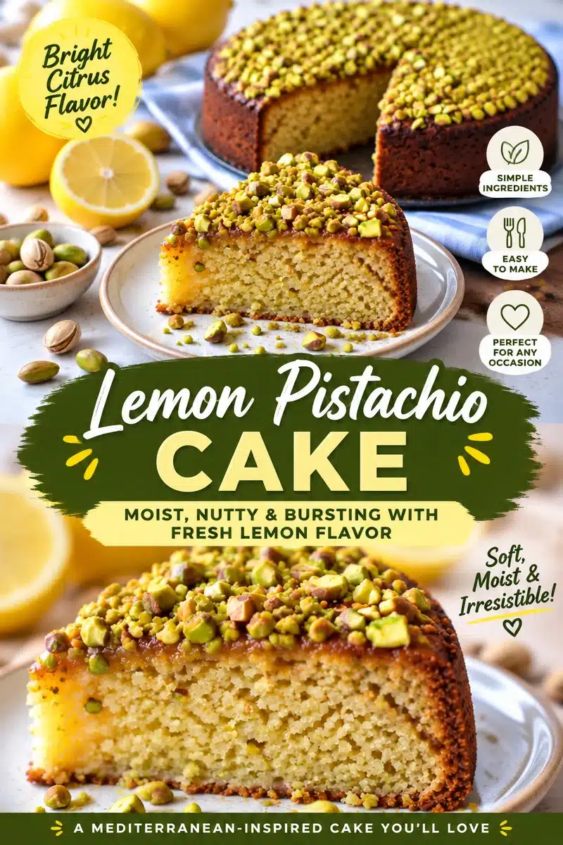Lemon Pistachio Almond Cake: A Delightful Slice of Sunshine 10 Lemon Pistachio Almond Cake: A Delightful Slice of Sunshine