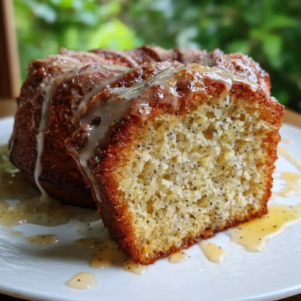 Lemon Poppy Seed Breakfast Cake with Honey Glaze 3 Lemon Poppy Seed Breakfast Cake with Honey Glaze