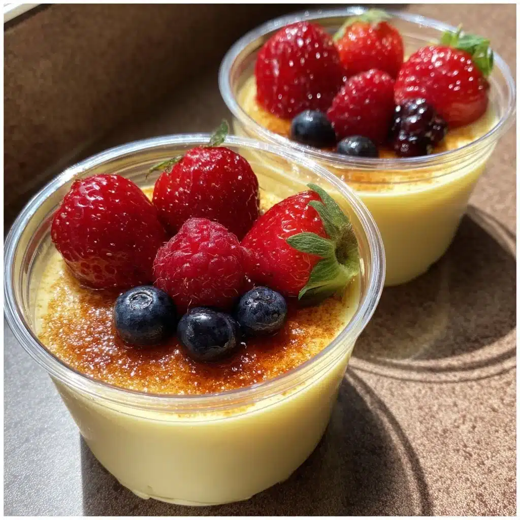Limoncello Zabaglione Dessert Cups