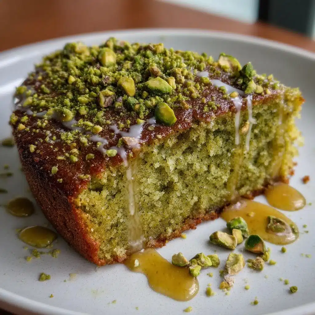 Matcha Pistachio Snack Cake 3 Matcha Pistachio Snack Cake