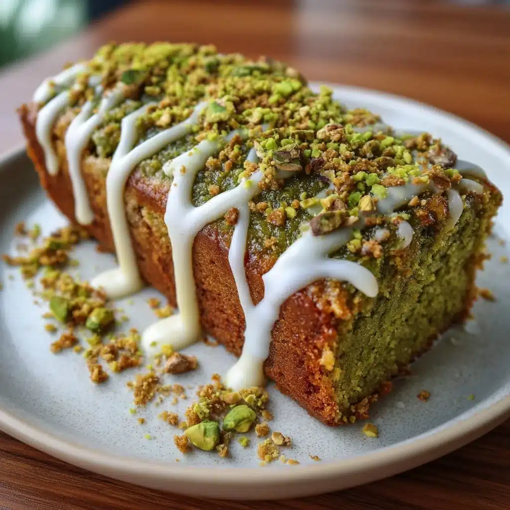 Matcha Pistachio Snack Cake 4 Matcha Pistachio Snack Cake