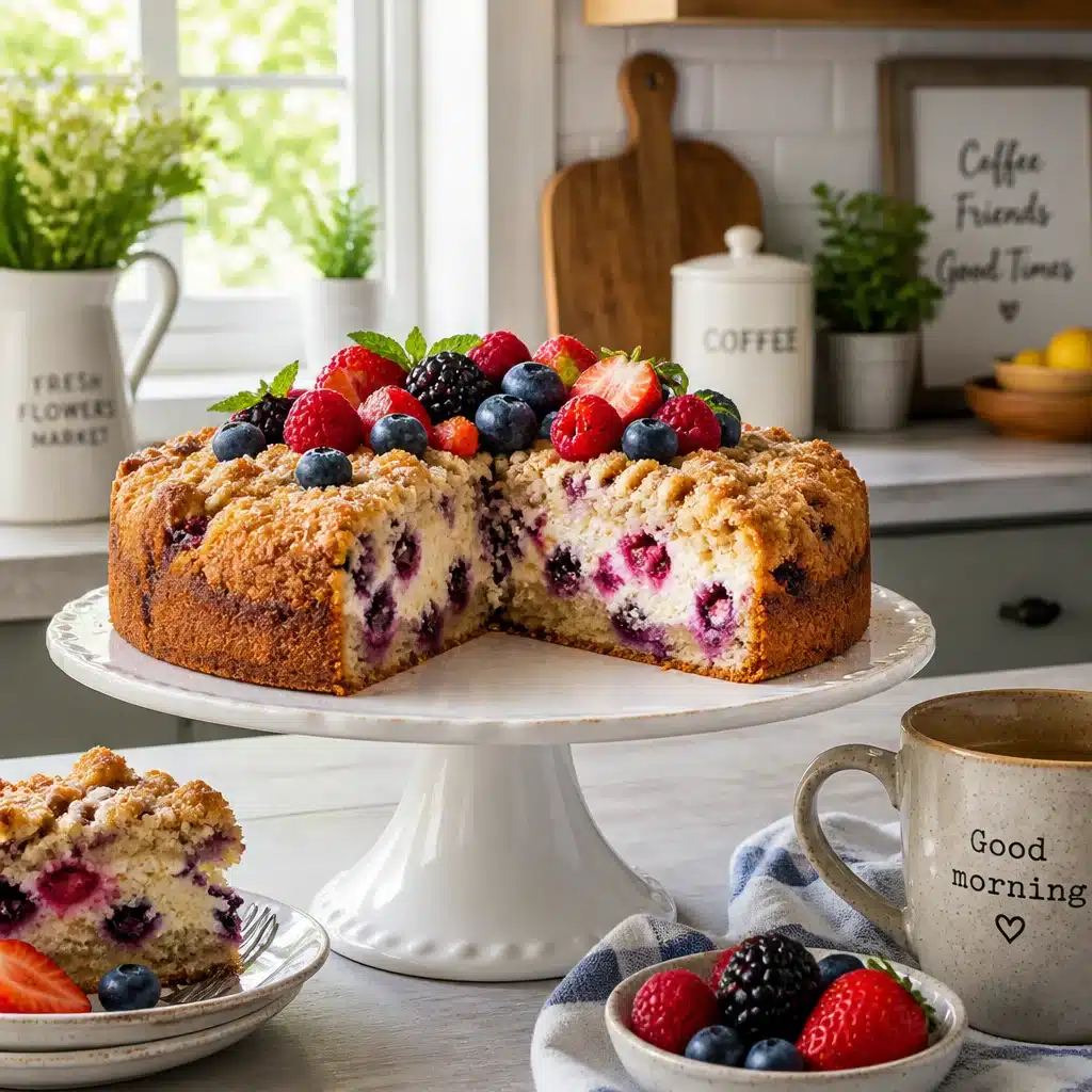 Mixed Berry Ricotta Coffee Cake for a Cozy Morning Treat 6 Mixed Berry Ricotta Coffee Cake